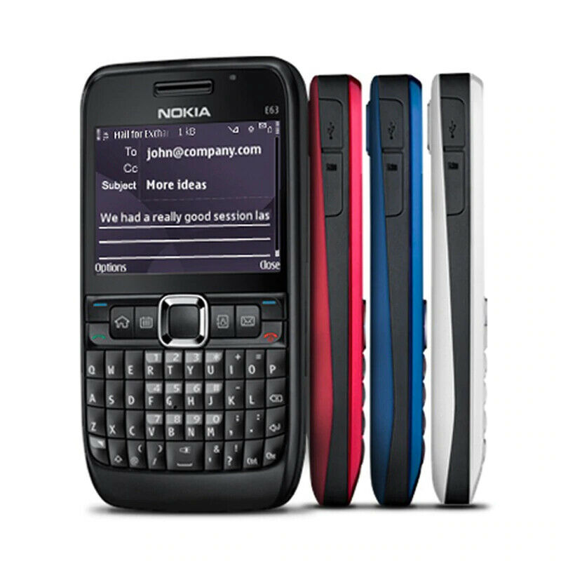 (Like New) Original NOKIA E63  Mobile phones 3G Bluetooth Unlocked - TheITmart