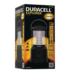 Duracell 280 Lumen EXPLORER 16 LED Lantern/Dimmable/Shock/Splash Proof/13 metres - TheITmart