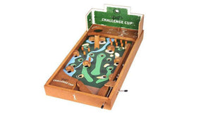 Flea Market Classic Golf Pinball Desk Game/MDF Playing Board/3 Balls/Vintage Des - TheITmart