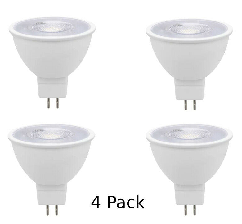 Luce Bella 6W 500lm 36° Warm White MR16 LED Bulb/Globe/Instant Glow 4 Pack - TheITmart