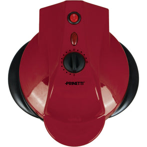 Pizza Maker 750W Non-Stick Coated/15 min Timer/Indicator Light/Compact Design - TheITmart