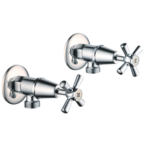 Estilo Chrome Washing Machine Set/Jumper valve Spindles/Watermark Approved Brass - TheITmart