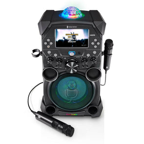 The Singing Machine Fiesta Plus Karaoke System 2 Mic/Remote Control/LED/HD/HDMI - TheITmart