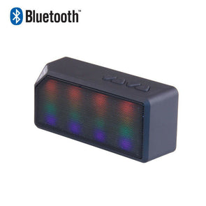 Laser Led Bluetooth Ultra-Portable Speaker USB Aux Fm Radio - TheITmart