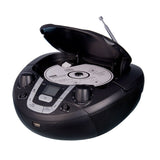 Laser Cd Bluetooth Boombox Am & Fm Radio/Bluetooth/Aux/Usb Cd Player/Audio Book - TheITmart