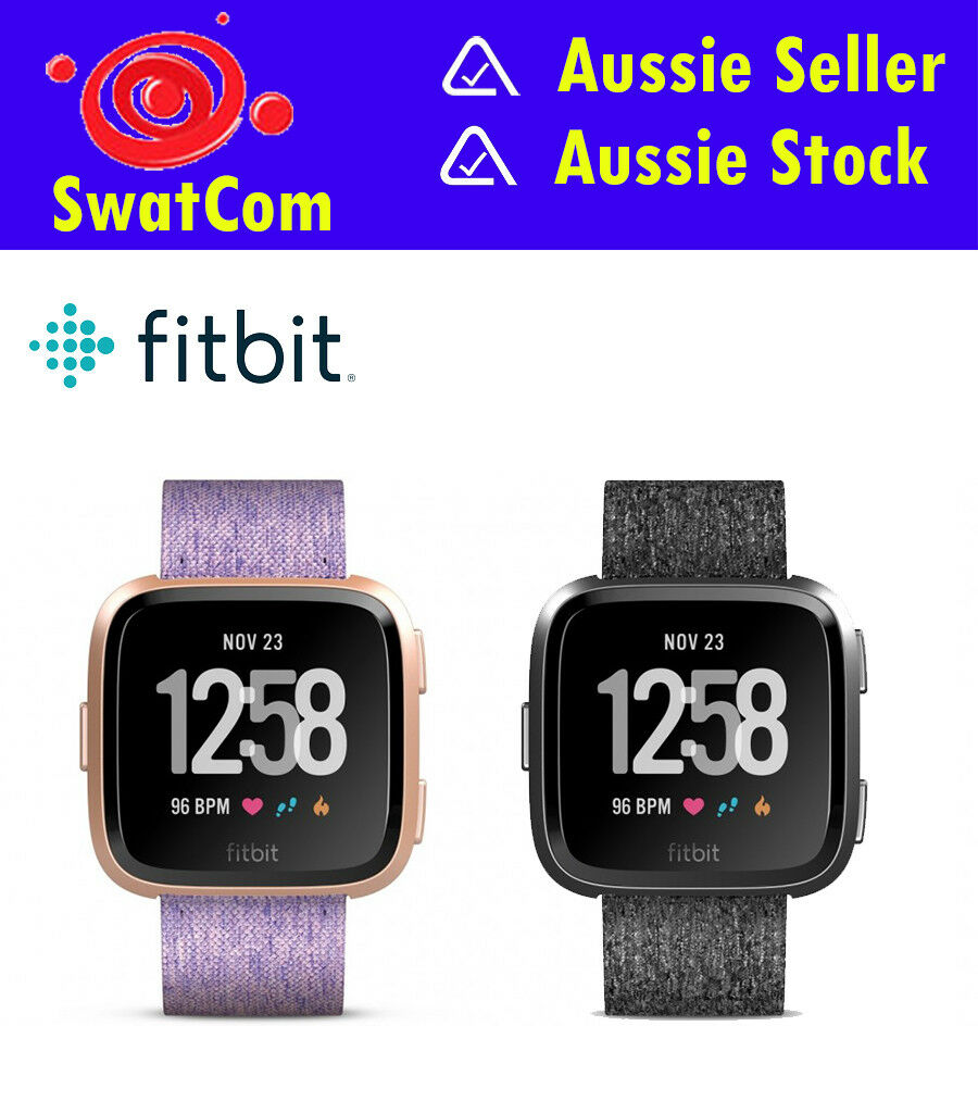NEW GenuineFitbit Versa Special Edition Fitness Watch/Heart Monitor/NFC/Swim - TheITmart