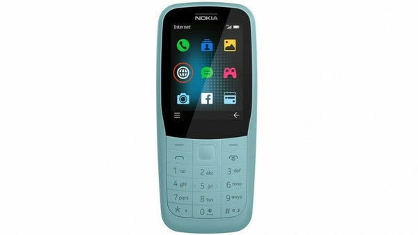 Nokia 220 4G Mobile Phone/Bluetooth/Aussie Stock Factory Unlocked Blue - TheITmart