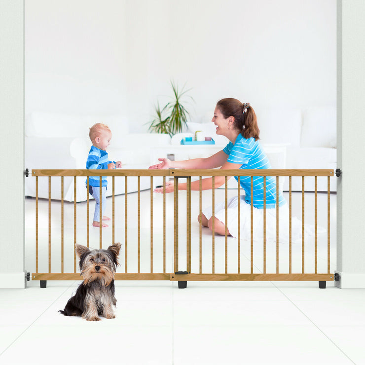 Perma Child Safety Timber Barrier 110 - 200cm Wide/65cm Tall Pressure Mounted - TheITmart
