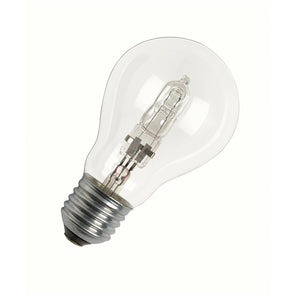Osram 77W Halogen Clear Classic A Shape ES/E27 Globe/2000h/1320 Lumen - TheITmart