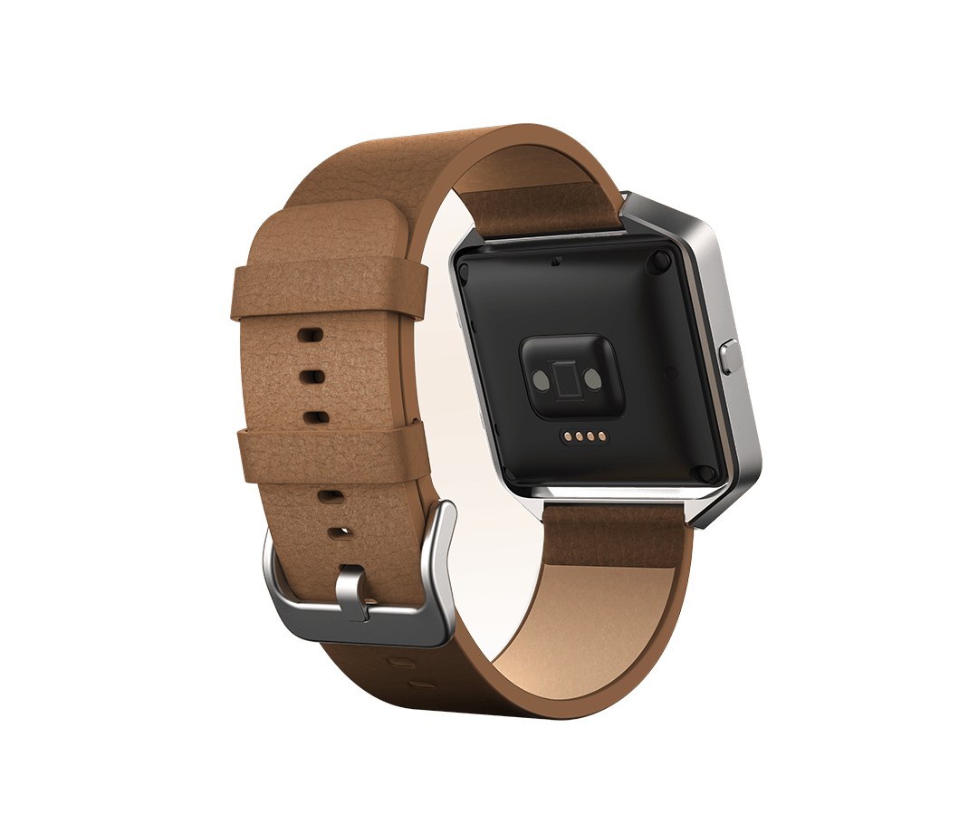Fitbit Blaze Camel Silver Small/Workout/Sleep Tracking/Alarm/Music Control/Touch - TheITmart