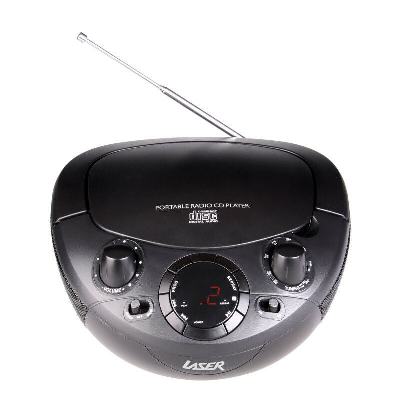 Laser Cd Boombox With Am/Fm Radio MP3 Player - TheITmart