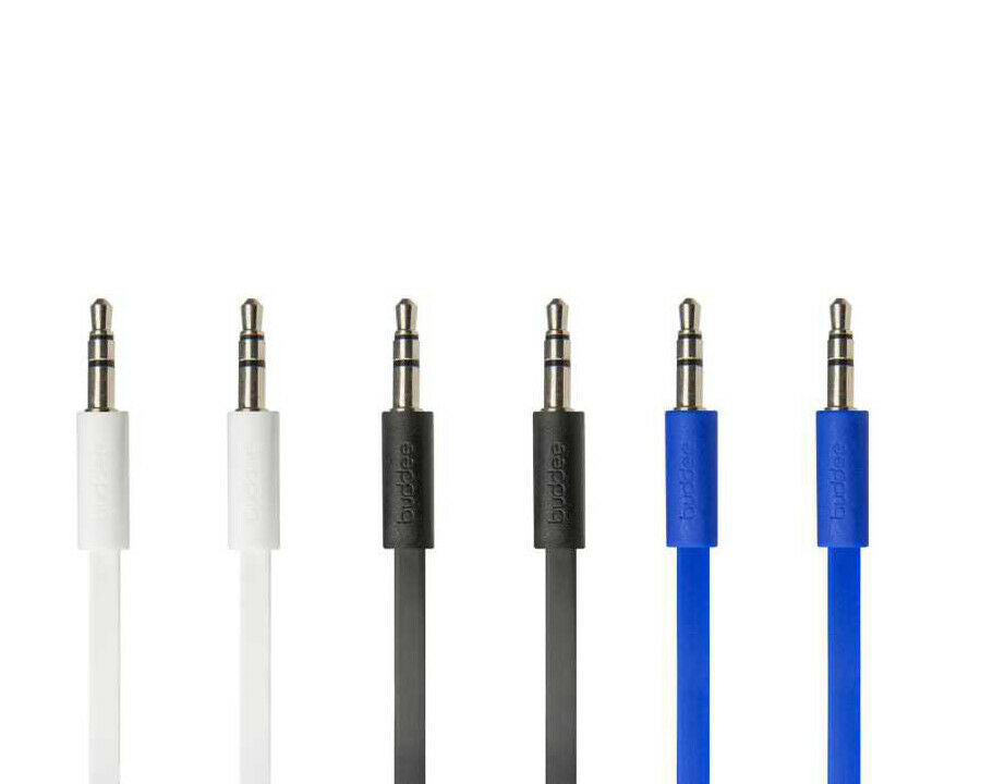 Buddee 3.5mm Aux Audio Cable 1m For Cars Mobile, Soundbars and Other Devices - TheITmart