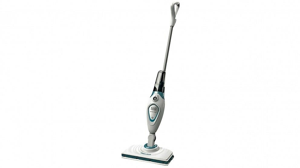 BLACK+DECKER 1300W 5 in Steam-Mop/ 350mL Water Tank Plenty of Steam/25Sec Heatup - TheITmart