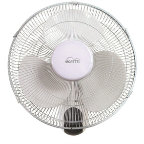 Moretti 40cm Wall Fan with Remote Control /3 Speed/ Line Radial Grill/ Timer - TheITmart