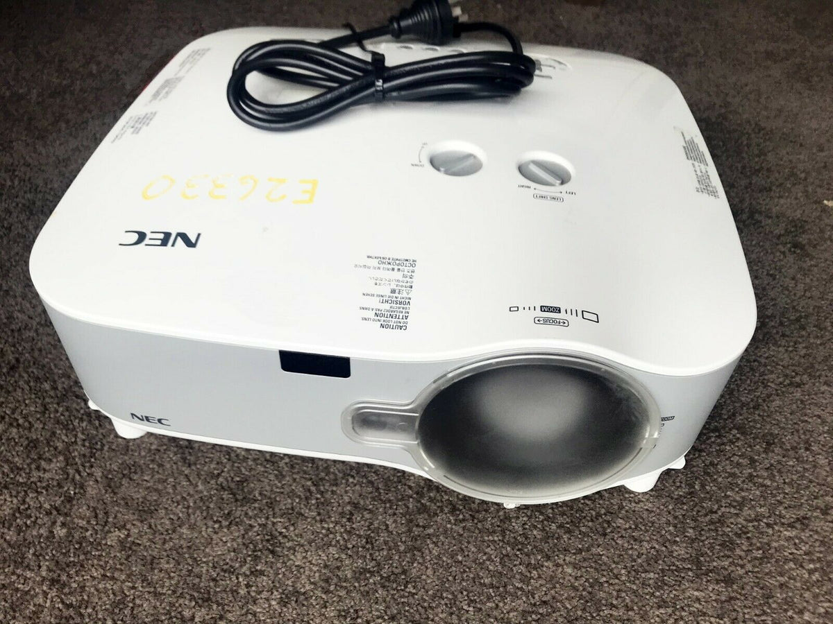 NEC NP1150 3700-lumen Professional Installation Projector/Network/USB/VGA/RCA - TheITmart