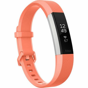 Fitbit Alta Activity Tracker Special Edition Track Steps/Distance/ Large Coral - TheITmart