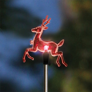 Lytworx 76cm Colour Changing LED Reindeer Festive/Auto Sensor/Solar Stake Light - TheITmart