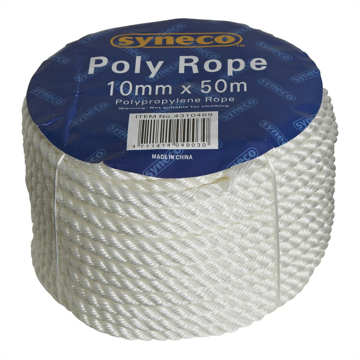 Syneco 10mm x 50m Polypropylene Rope/Rot resistant Floats in water Mul ...