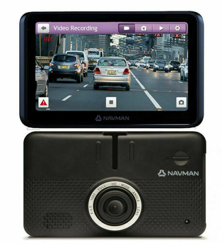 Navman DRIVE DUO 2.0 5-inch GPS Navigator Built-in Full HD Dash Cam Live Updates - TheITmart