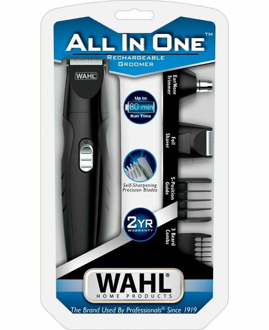 All in One Rechargeable Trimmer cutting from 2 to 12 mm and 3 Beard Guided Combs - TheITmart