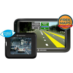 Navman EZY400LMT 5" GPS Unit + MiVUE700 Dashcam Bundle/Live Traffic/Free Maps - TheITmart