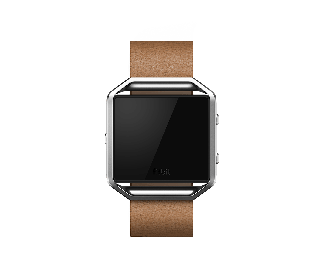Fitbit Blaze Camel Silver Small/Workout/Sleep Tracking/Alarm/Music Control/Touch - TheITmart