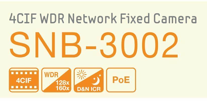 Samsung SNB-3002 IP Network Box Security Camera/Multiple Streaming/Bi Dirc Audio - TheITmart