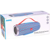 Laser Bluetooth Tube Rechargeable Speaker/FM Radio/SD Card/USB/AUX - Blue - TheITmart