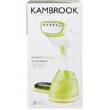 Kambrook KSS120GRN Swift Steam Garment Steamer/Lightweight/1100W/250ml/Fab Brush - TheITmart