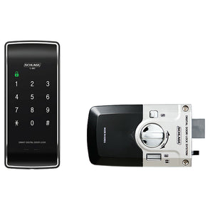 Schlage S-480 Digital Touchpad Rim Lock/50 User by PIN/Card/FOB/Built-in Alarm - TheITmart