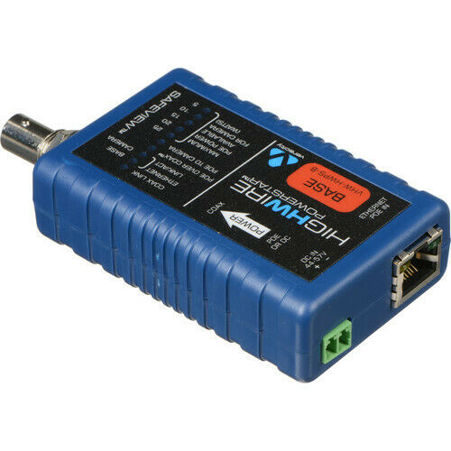 Veracity HIGHWIRE 1-Port Ethernet & PoE over Coax Adaptor PowerStar Base Unit - TheITmart