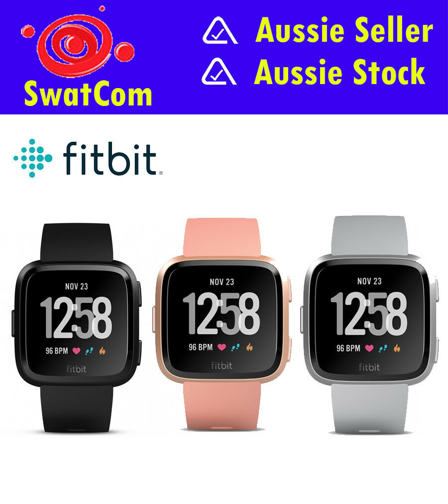 NEW Genuine Fitbit Versa Fitness Watch/Fitness Tracker/Heart Monitor/Swimming - TheITmart