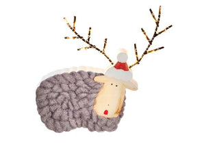 Arlec Battery Operated Wooden Sheep with 14 Warm White LEDs Indoor Decoration - TheITmart