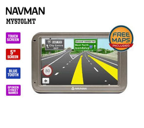 Navman MY570LMT 5" GPS Unit/Bluetooth/Live Traffic Updates/Spoken Safety Alerts - TheITmart