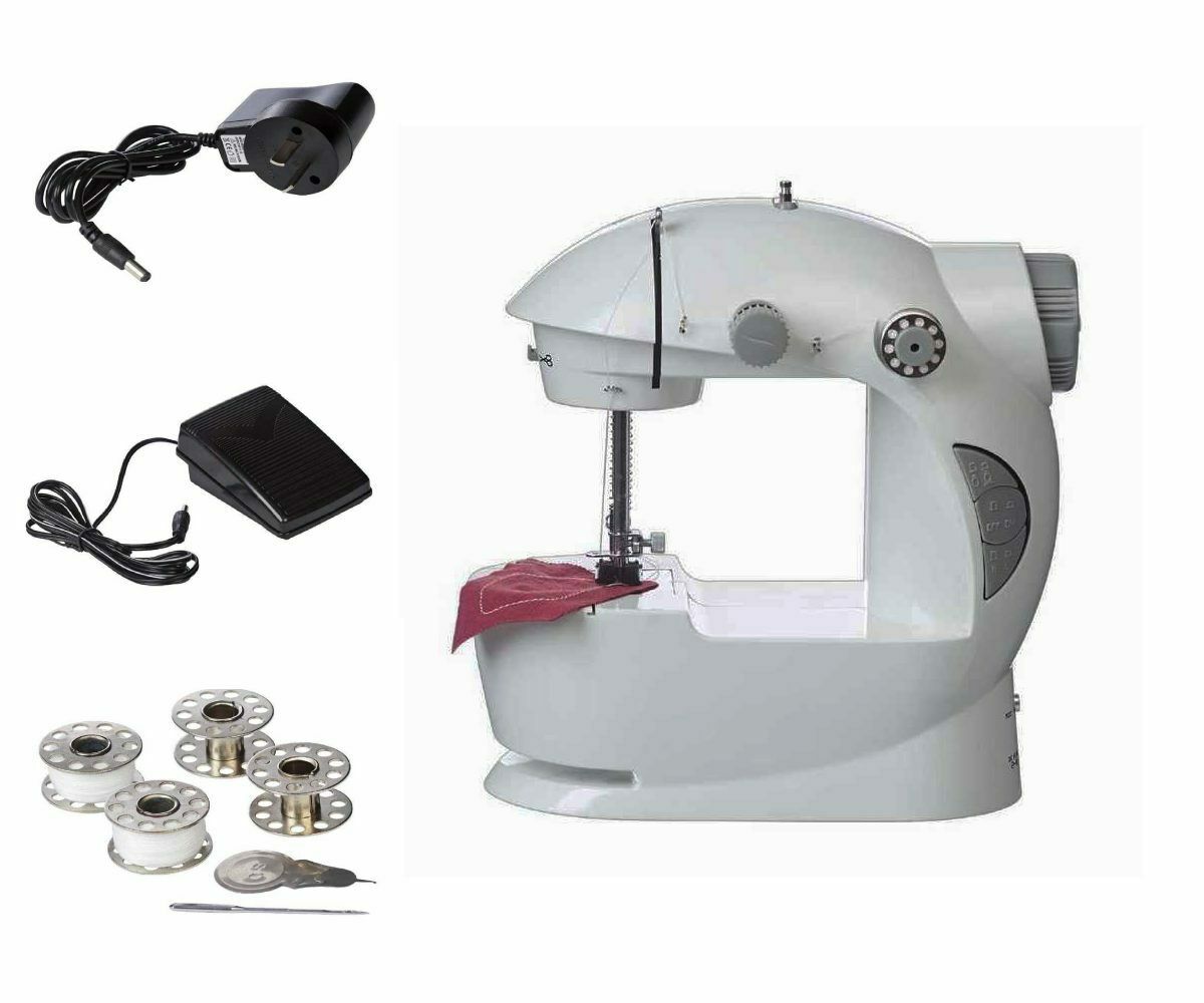 Mini Electric Sewing Machine Unique Sleeve and Hem Guide Slot/2 Speed AU Stock - TheITmart
