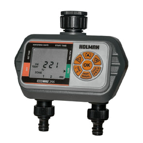 Holman Water Whiz 200 Advanced 2 Outlet Tap Timer 2 Start Times Per Zone - TheITmart