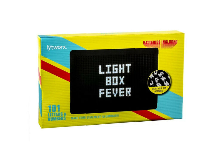 Lytworx 101 Piece LED Battery Operated Light Decor Letters And Numbers/32 LEDs - TheITmart