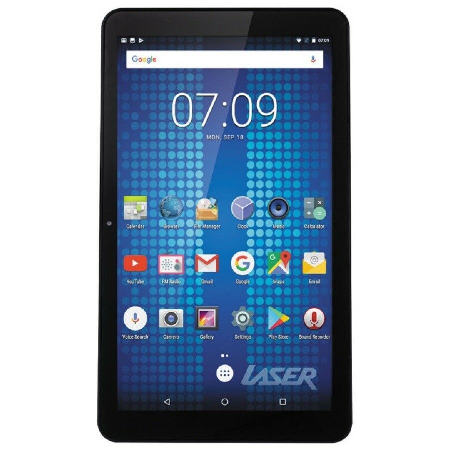 Laser 10 Inch Quad Core Android 7 Tablet, HD Screen/Micro USB & SD Card/24GB - TheITmart