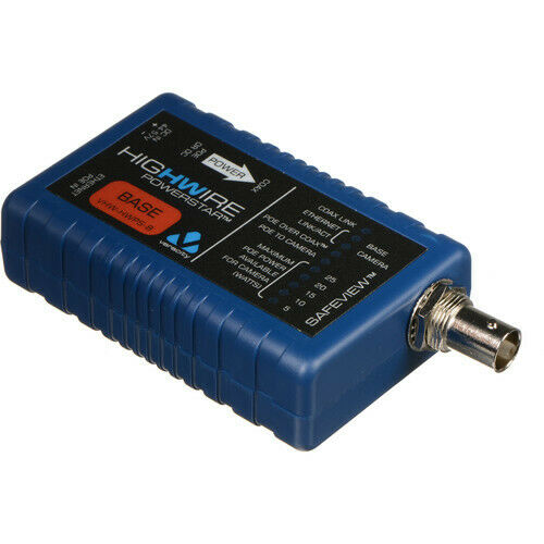 Veracity HIGHWIRE 1-Port Ethernet & PoE over Coax Adaptor PowerStar Base Unit - TheITmart