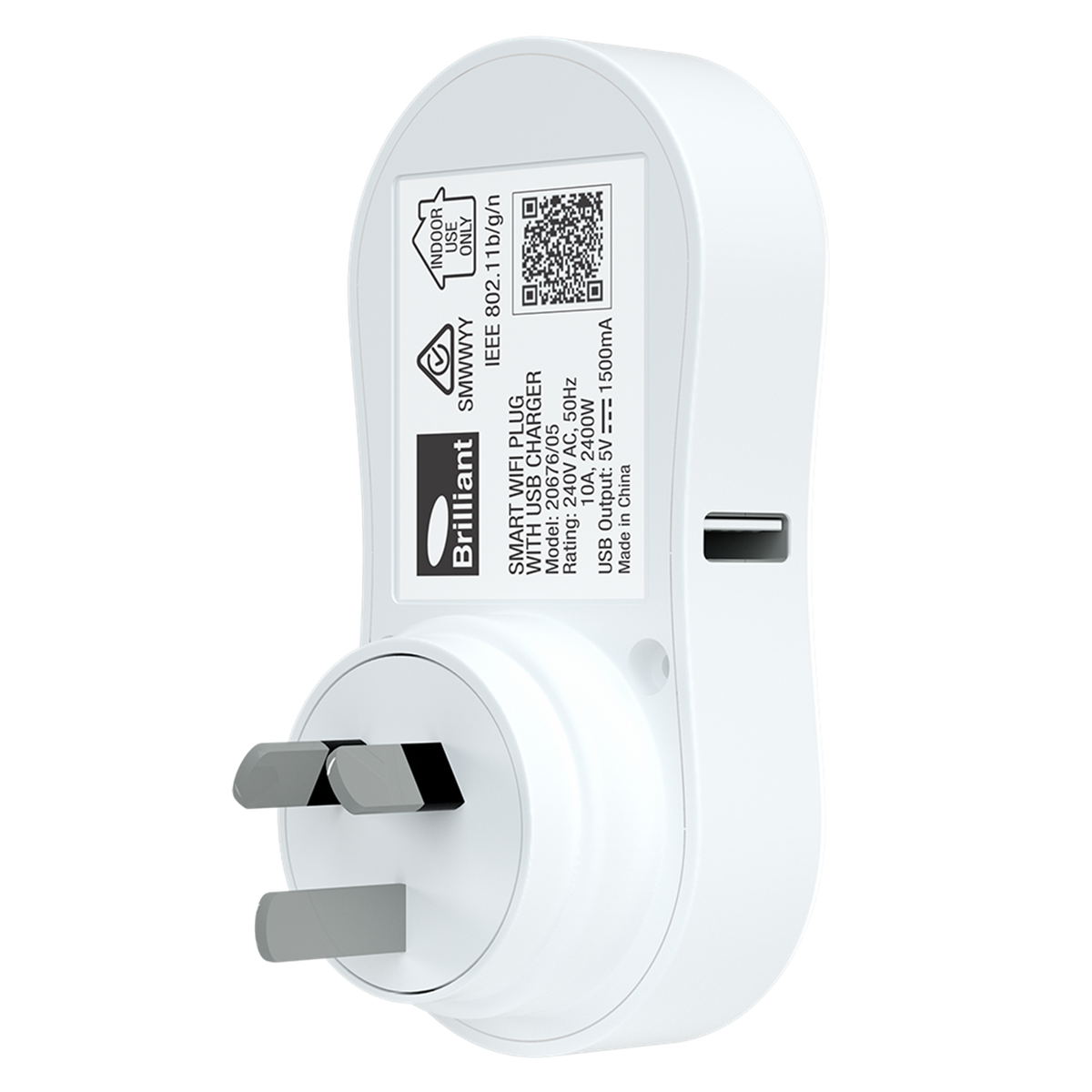 Brilliant Smart Wifi Plug and USB Charger Use Google Home & Alexa From Anywhere - TheITmart