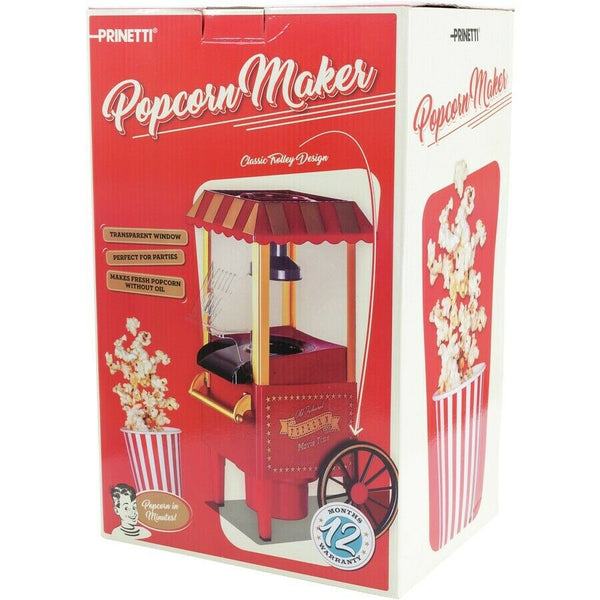 Popcorn Maker Fun vintage Movie Theater Style Machine Parties Popcorn Machine - TheITmart