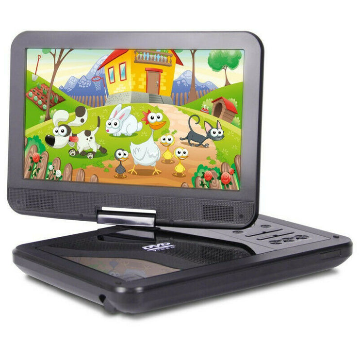 LASER PORTABLE CAR KIDS DVD PLAYER 10"/180 Degree Swivel Screen with Bonus Pack - TheITmart