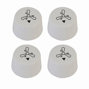 Arlec Wall Fan Controller Knob Replacement to suit 7140 and 7141 Plates - 4 Pack - TheITmart