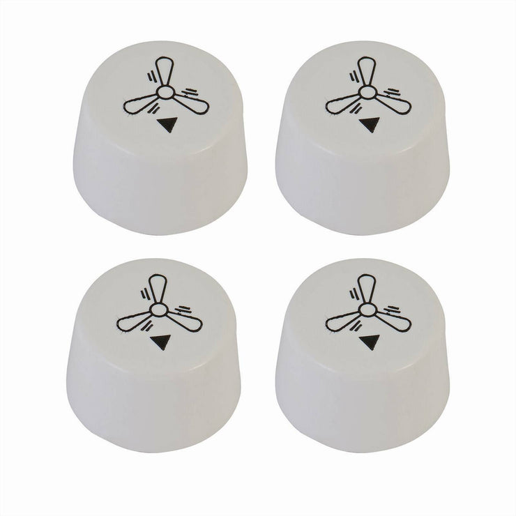 Arlec Wall Fan Controller Knob Replacement to suit 7140 and 7141 Plates - 4 Pack - TheITmart