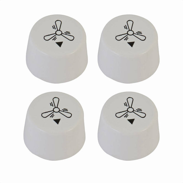 Arlec Wall Fan Controller Knob Replacement to suit 7140 and 7141 Plates - 4 Pack - TheITmart