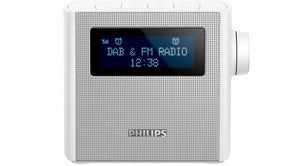 Philips AJB4300W Portable DAB+/FM Clock Radio/Dual Alarm/20 Stations/USB output - TheITmart