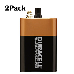 Genuine Duracell 6V Lantern Battery for Torches/lanterns/Longer lasting 2 Pack - TheITmart