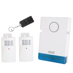 Arlec Small Wireless Alarm System/Motion Sensor/20m Wireless Range/DIY Install - TheITmart