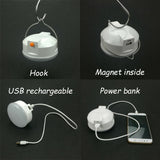 Elger 3 in 1 LED Camping Light/2 Mode Selection/Bug repelling Light/USB Charging - TheITmart