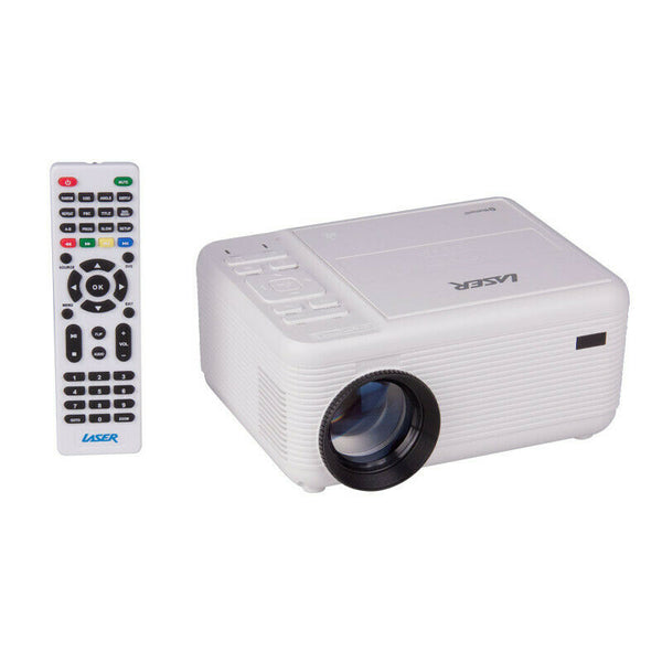 Laser 2-in-1 Multimedia Projector with Built-in DVD Player/Bluetooth/USB/SD 100m - TheITmart